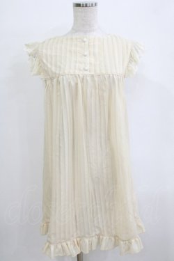画像1: Infanta（海外ロリータブランド） / ストライプシフォンブラウス Free 生成り H-25-12-23-1051-LO-BL-NS-ZH