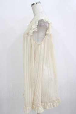 画像2: Infanta（海外ロリータブランド） / ストライプシフォンブラウス Free 生成り H-25-12-23-1051-LO-BL-NS-ZH