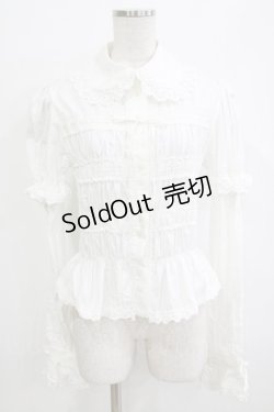 画像1: BABY,THE STARS SHINE BRIGHT / シャーリングブラウス Free オフ H-25-12-23-1053-BA-BL-NS-ZH