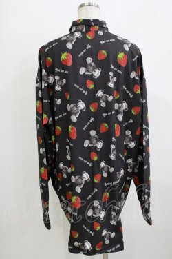 画像3: Jamie エーエヌケー / ストロベリーベアビッグシャツ M ブラック H-25-12-23-1055-LO-BL-NS-ZH