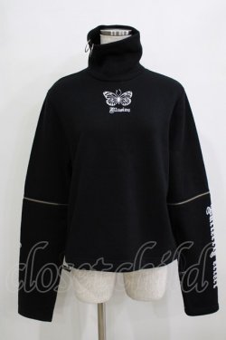 画像1: Jamie エーエヌケー / バタフライトップス M ブラック H-25-12-23-1056-LO-TO-NS-ZH