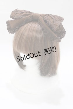 画像1: BABY,THE STARS SHINE BRIGHT / キャメロンカチューシャ  ブラウン H-25-12-23-1070-BA-ZA-NS-ZH