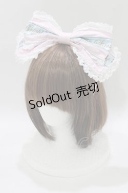 画像1: BABY,THE STARS SHINE BRIGHT / ねこくみゃちゃんからのPresent Ribbonカチューシャ  ピンク H-25-12-23-1072-BA-AC-NS-ZH