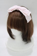 画像1: Amavel / ベロアスリーピンリボン  ピンク H-25-12-23-1073-CA-AC-NS-ZH (1)