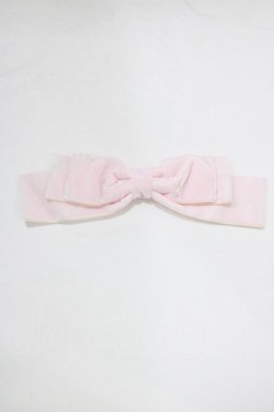 画像2: Amavel / ベロアスリーピンリボン  ピンク H-25-12-23-1073-CA-AC-NS-ZH