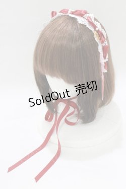 画像1: BABY,THE STARS SHINE BRIGHT / Fairy flowersヘッドドレス  エンジ H-25-12-23-1076-BA-AC-NS-ZH