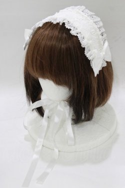 画像1: BABY,THE STARS SHINE BRIGHT / くみゃちゃんのLovely Paradeヘッドドレス  オフ白 H-25-12-23-1077-BA-AC-NS-ZH