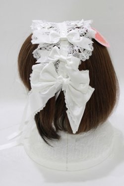 画像2: BABY,THE STARS SHINE BRIGHT / Siestaヘッドドレス  オフ白 H-25-12-23-1078-BA-AC-NS-ZH