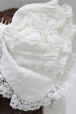 画像2: BABY,THE STARS SHINE BRIGHT / シャン・ドゥ・フルールリボンヘッドドレス  オフ白 H-25-12-23-1079-BA-AC-NS-ZH