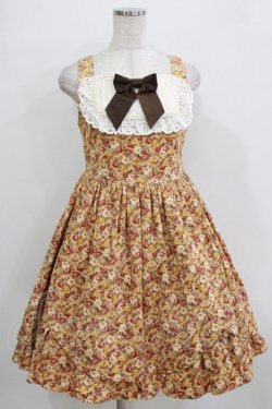 画像1: BABY,THE STARS SHINE BRIGHT / ヨーク切替スカラップジャンパースカート Free ベージュ H-25-12-23-1008-BA-OP-NS-ZH