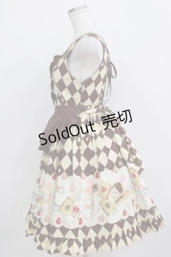 画像2: BABY,THE STARS SHINE BRIGHT / ALICE'S Marchin' Cookie Flavour柄シェルシージャンパースカート Free ブラウン H-25-12-23-1009-BA-OP-NS-ZH