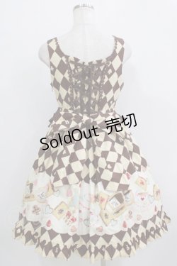 画像3: BABY,THE STARS SHINE BRIGHT / ALICE'S Marchin' Cookie Flavour柄シェルシージャンパースカート Free ブラウン H-25-12-23-1009-BA-OP-NS-ZH