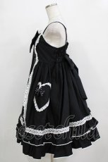 画像2: BABY,THE STARS SHINE BRIGHT / くみゃちゃんのHeart Sugar Decorationジャンパースカート Free ブラック H-25-12-23-1010-BA-OP-NS-ZH (2)