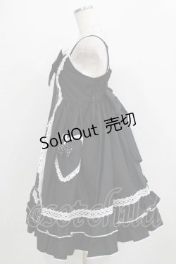 画像2: BABY,THE STARS SHINE BRIGHT / くみゃちゃんのHeart Sugar Decorationジャンパースカート Free ブラック H-25-12-23-1010-BA-OP-NS-ZH