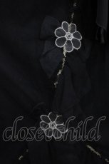 画像4: BABY,THE STARS SHINE BRIGHT / La fleurieシフォンワンピース Free ブラック H-25-12-23-1015-BA-OP-NS-ZH (4)