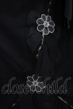 画像4: BABY,THE STARS SHINE BRIGHT / La fleurieシフォンワンピース Free ブラック H-25-12-23-1015-BA-OP-NS-ZH