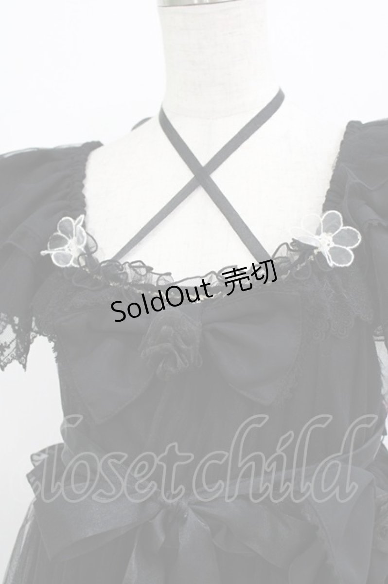 画像5: BABY,THE STARS SHINE BRIGHT / La fleurieシフォンワンピース Free ブラック H-25-12-23-1015-BA-OP-NS-ZH (5)