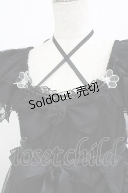 画像5: BABY,THE STARS SHINE BRIGHT / La fleurieシフォンワンピース Free ブラック H-25-12-23-1015-BA-OP-NS-ZH