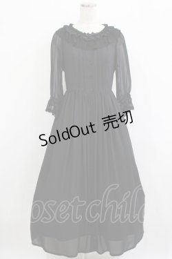 画像1: Innocent World / カトリーヌワンピース M ブラック H-25-12-23-1016-IW-OP-NS-ZH