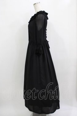 画像2: Innocent World / カトリーヌワンピース M ブラック H-25-12-23-1016-IW-OP-NS-ZH