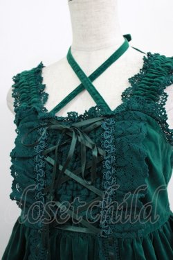 画像4: BABY,THE STARS SHINE BRIGHT / 別珍ベビードールジャンパースカート Free グリーン H-25-12-23-1002-BA-OP-NS-ZH