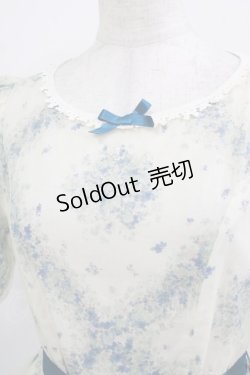 画像5: Innocent World / フラワーチュールワンピース M 生成り/ブルー H-25-12-23-1017-IW-OP-NS-ZH