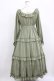画像3: axes femme kawaii / クラシカルフリルロングワンピ M グリーン H-25-12-23-1020-AX-OP-NS-ZH (3)