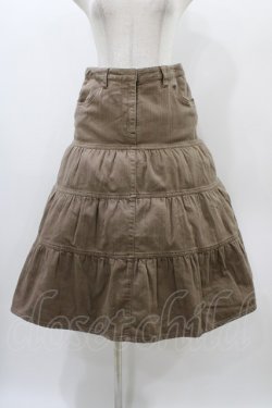 画像1: PINK HOUSE / デニムスカート L ブラウン H-25-12-24-032-LO-SK-NS-ZH