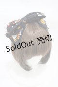 metamorphose / オールドエンブレムリボンカチューシャ  ブラック H-25-12-24-005-ME-AC-NS-ZH
