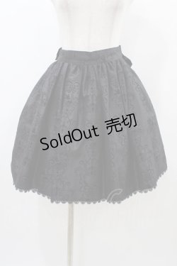 画像1: metamorphose / フロッキースカート Free ブラック H-25-12-24-036-ME-SK-NS-ZH