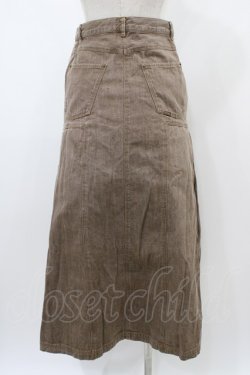 画像2: PINK HOUSE / デニムスカート M ブラウン H-25-12-24-038-LO-SK-NS-ZH