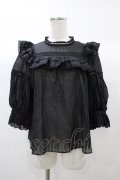 Angelic Pretty / Romantic Laceブラウス Free ブラック H-25-12-24-047-AP-BL-NS-ZH