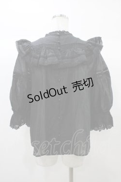 画像2: Angelic Pretty / Romantic Laceブラウス Free ブラック H-25-12-24-047-AP-BL-NS-ZH