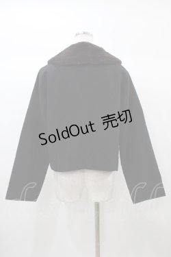 画像2: m petit by misako / AM*ファーエリショートJK M ブラック H-25-12-24-050-LO-CO-NS-ZH