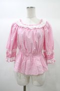 Angelic Pretty / Resortブラウス（ギンガム） Free ピンク H-25-12-24-053-AP-BL-NS-ZH