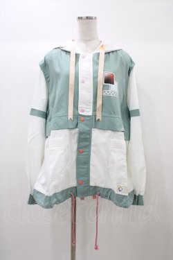 画像1: Favorite / ぬふちゃさんコラボグッズ*色えらびマウンテンジャケット Free ミント H-25-12-24-056-LO-JA-NS-ZH