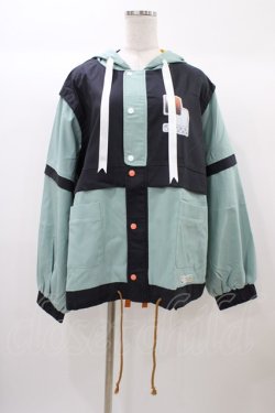 画像1: Favorite / ぬふちゃさんコラボグッズ*色えらびマウンテンジャケット Free ブラック H-25-12-24-058-LO-JA-NS-ZH