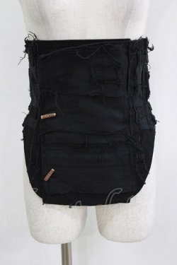 画像1: alice auaa / 剥離コルセット  ブラック H-25-12-24-1025-AA-TO-KB-ZH