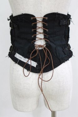 画像3: alice auaa / 剥離コルセット  ブラック H-25-12-24-1025-AA-TO-KB-ZH