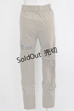 画像3: NieR CLOTHING / ベルトジップパンツ  カーキ H-25-12-24-1026-PU-PA-KB-ZH