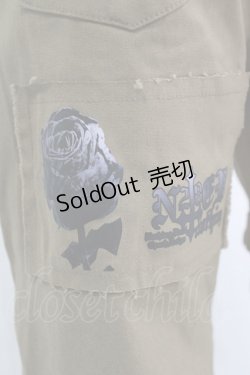 画像4: NieR CLOTHING / ベルトジップパンツ  カーキ H-25-12-24-1026-PU-PA-KB-ZH