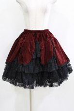 画像5: VISIBLE / レースフリル別珍ジャケット＆スカート  ボルドー H-25-12-24-1002-GO-JA-KB-ZH (5)