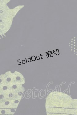 画像5: MINT NeKO / 総柄ショートパンツ  ブラック×イエロー H-25-12-24-1029-HN-PA-KB-ZT1228H