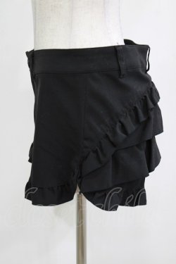 画像2: MIHO MATSUDA / フリルショートパンツ  ブラック H-25-12-24-1030-GO-PA-KB-ZH