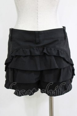 画像3: MIHO MATSUDA / フリルショートパンツ  ブラック H-25-12-24-1030-GO-PA-KB-ZH