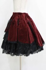 画像6: VISIBLE / レースフリル別珍ジャケット＆スカート  ボルドー H-25-12-24-1002-GO-JA-KB-ZH (6)