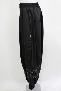画像2: Ozz conte / サイドポケットパンツ  ブラック H-25-12-24-1031-OO-PA-KB-ZH