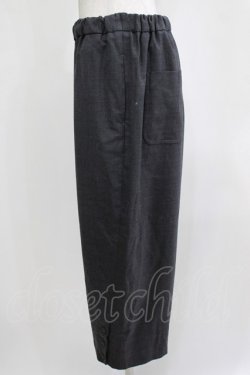 画像2: Jane Marple Dans Le Salon / ウールギャザーパンツ  グレー H-25-12-24-1032-JM-PA-KB-ZH
