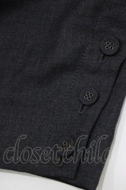 画像4: Jane Marple Dans Le Salon / ウールギャザーパンツ  グレー H-25-12-24-1032-JM-PA-KB-ZH