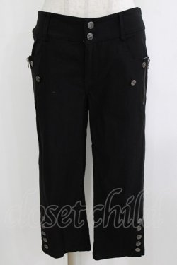 画像1: Ozz Croce / 刺繍ポケットパンツ  ブラック H-25-12-24-1033-OO-PA-KB-ZH